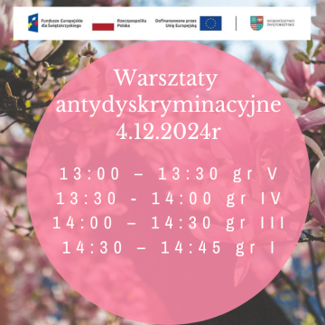 Warsztaty antydyskryminacyjne 
